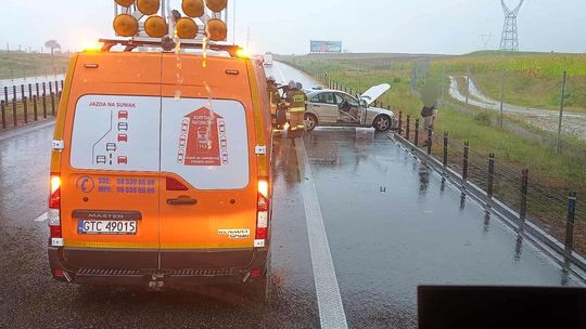 Gdy pada deszcz, to nawet dobra jezdnia nie pomoże