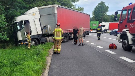 Jak doszło do zderzenia się dwóch ciężarówek