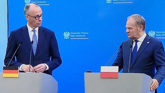 Kanclerz Merz przyjęty przez Tuska. Wspólne sprawy i rozbieżności