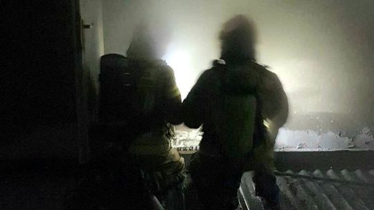 Niespokojny początek roku. Pożar poddasza