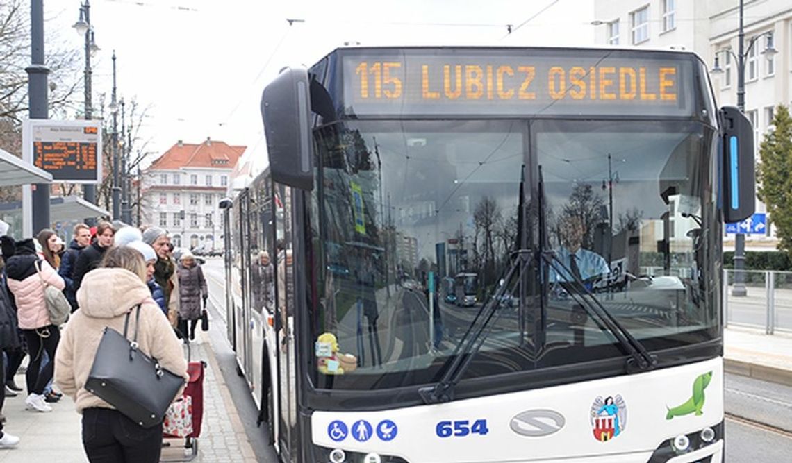 Do Lubicza i Obrowa pojedziemy komunikacją miejską. Będą nowe linie