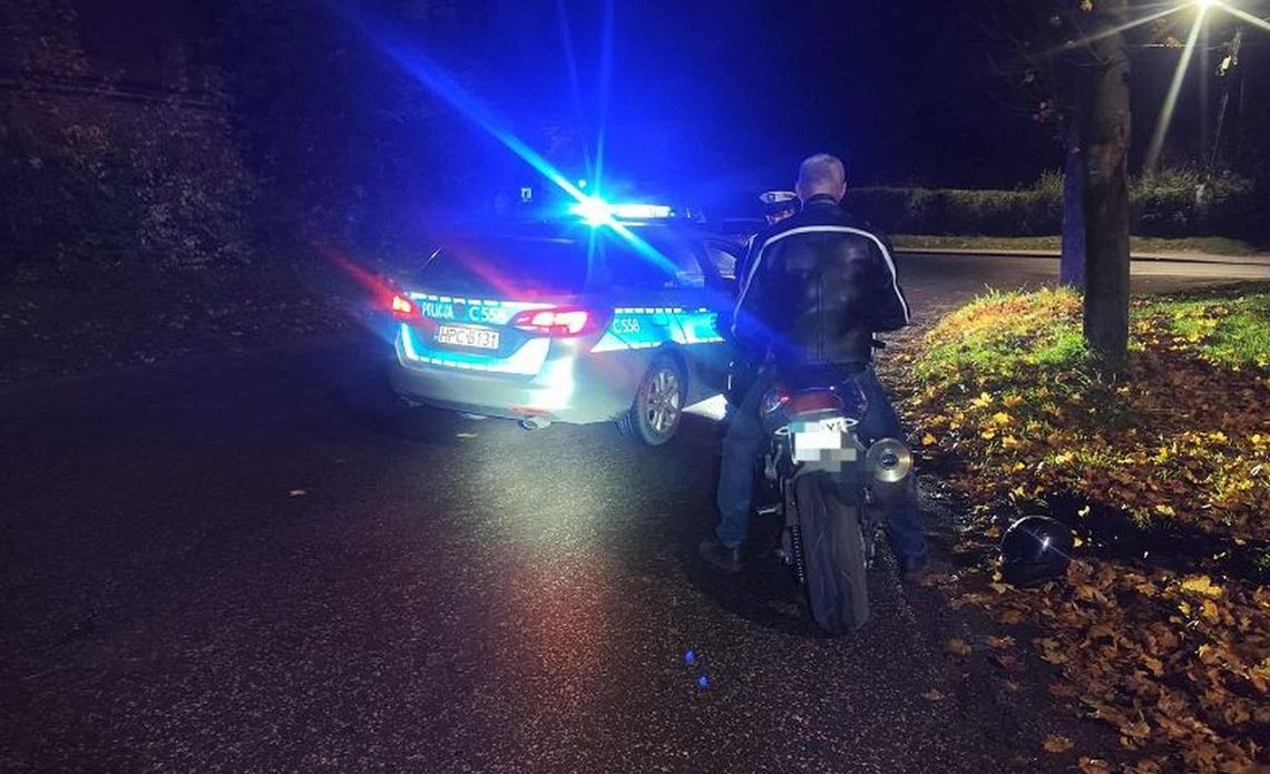 Groźna ucieczka motocyklisty. Wysoka grzywna i ryzyko więzienia za dwie sprawy Groźna ucieczka motocyklisty. Wysoka grzywna i ryzyko więzienia za dwie sprawy