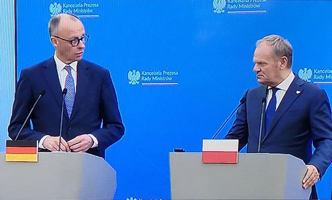 Kanclerz Merz przyjęty przez Tuska. Wspólne sprawy i rozbieżności