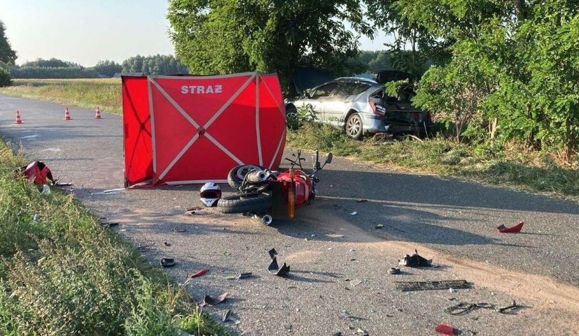 Motocyklista zginął na miejscu. Tragiczna informacja z ostatniej doby