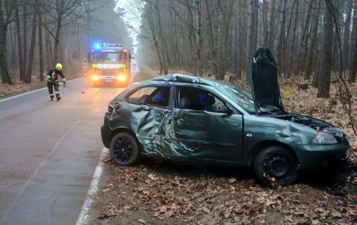 Nie ta prędkość na takie warunki na drodze