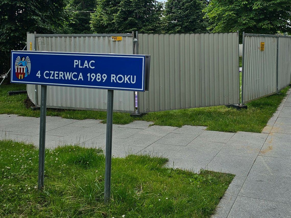 Plac 4 czerwca 1989 chwilowo zamknięty