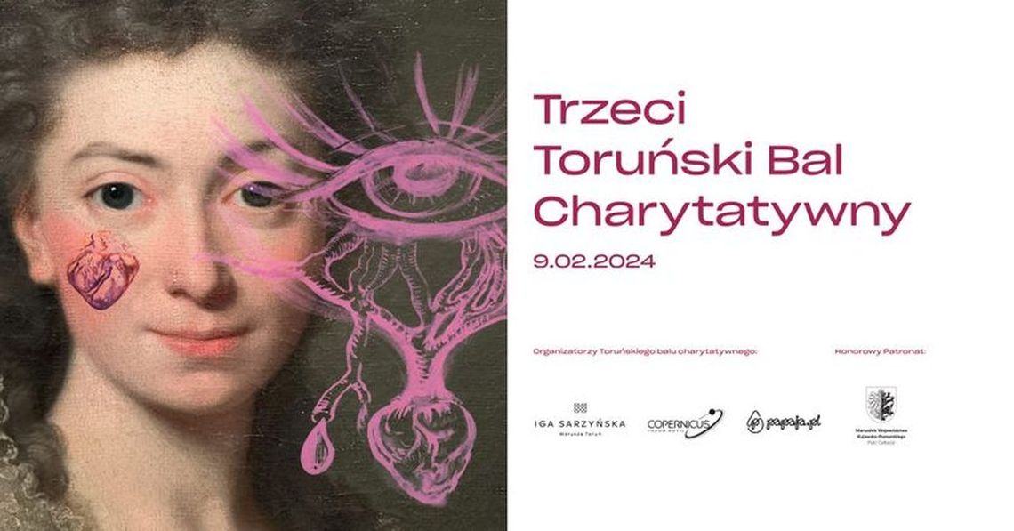 Trzeci Toruński Bal Charytatywny już niedługo (09.02.2024)