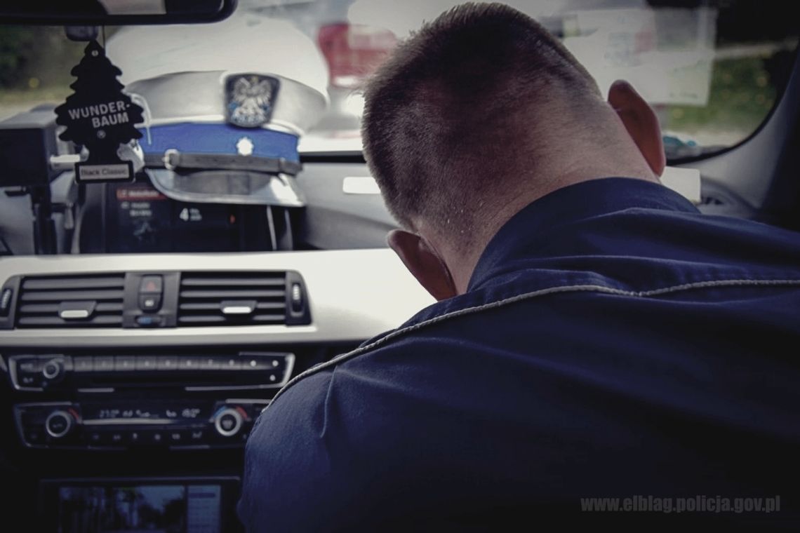 Ten człowiek chyba miał alergię na policję. Daleko go nogi nie poniosły...